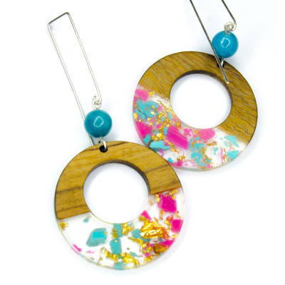 Ohrringe, Hängeohrringe aus...